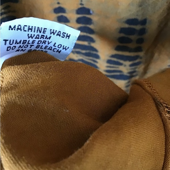 Bryn Walker Graphic Orange and Black Sleeveless Tank Top - Picture 6 of 6